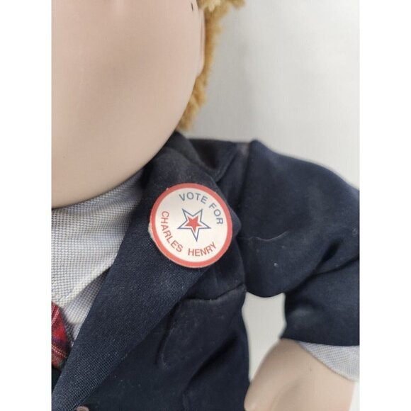 Vintage 1997 Cabbage Patch Kids Doll Charles Henry Class President Danbury Mint - Picture 5 of 8